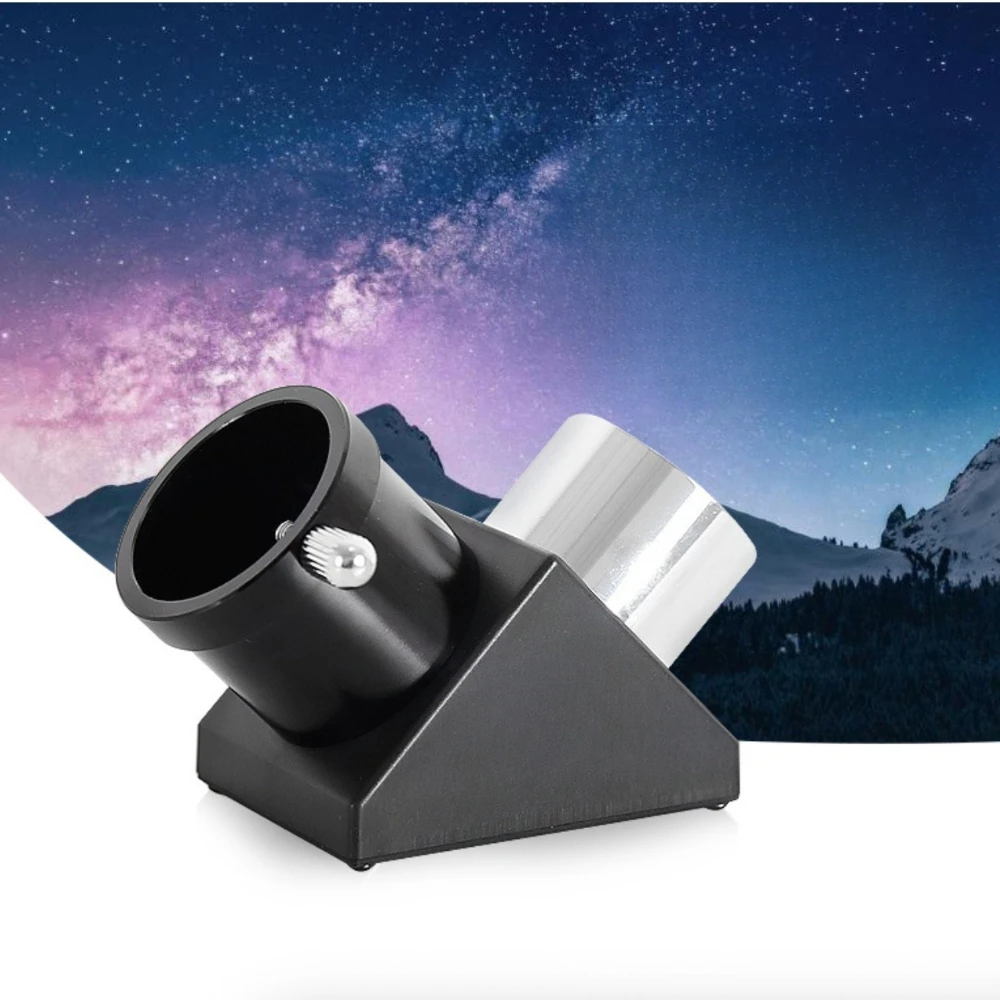 Metal Zenith Mirror 90 Degree Flat Mirror 1.25 inch Universal Standard Interface Astronomical Telescope Accessories