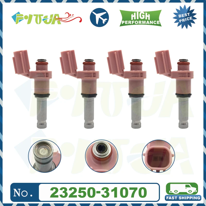 

4pcs Fuel injector 23250-31070 for LEXUS 2007-2015 IS350 GS350 GS450H 3.5L 5.0L Car Injectors Injection Replacement