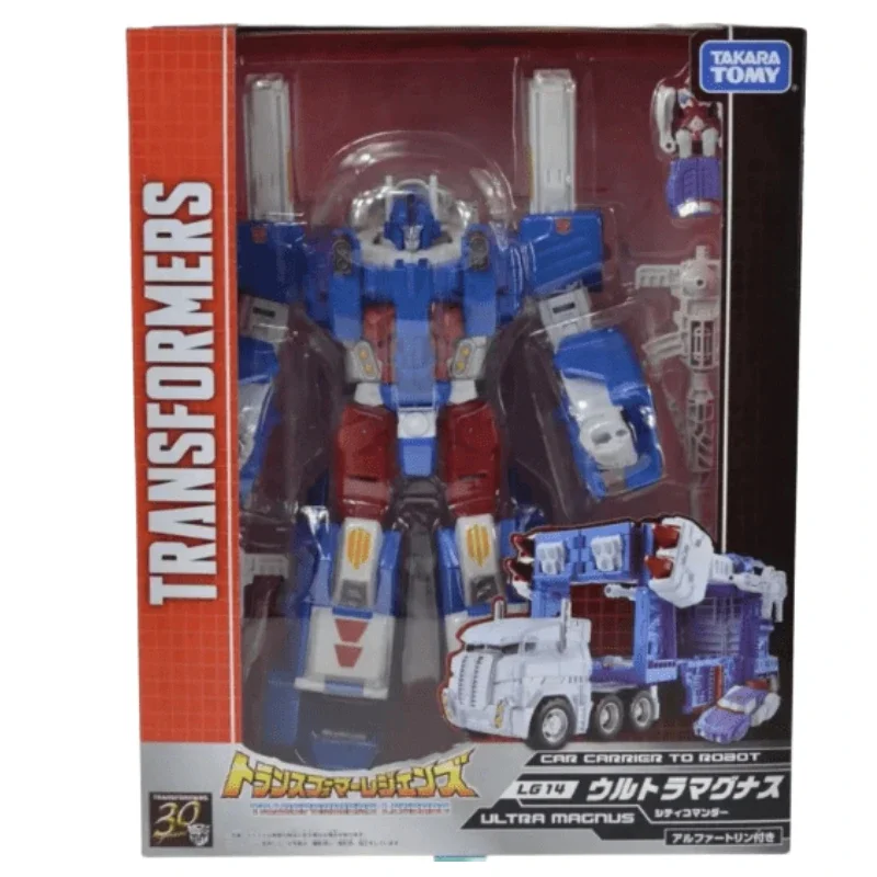 In stock original TAKARA TOMY Transformers Japanese version LG-14 Ultra Magnus PVC anime character action figure model toy