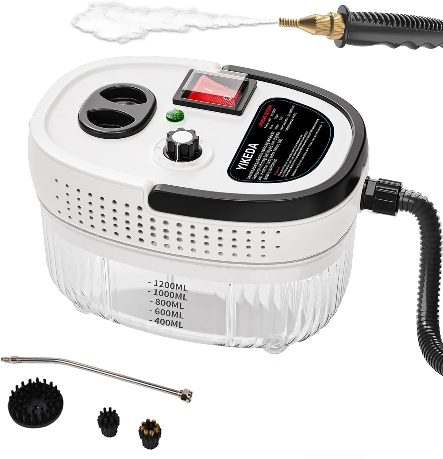 Steam Cleaner,Portable High-Pressure Steam Cleaner,Quickly Generate High-Temperature Pressurized Steam for Deep Cleaning of Kitc