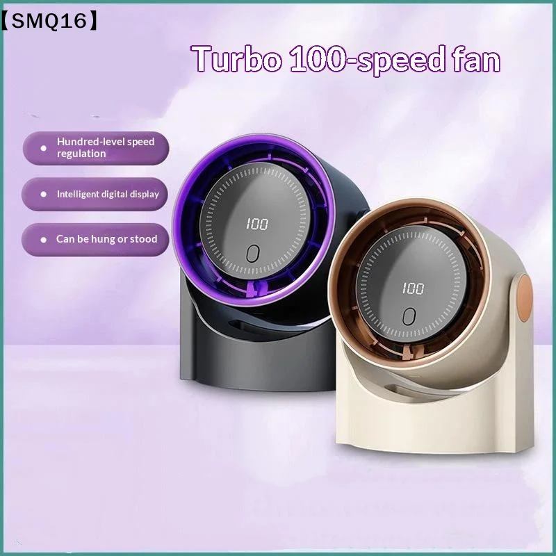 Desktop Electric Fan Air Circulator Wireless Portable Quiet Home Fan, Desktop Wall And Ceiling Fan Air Cooler【SMQ】