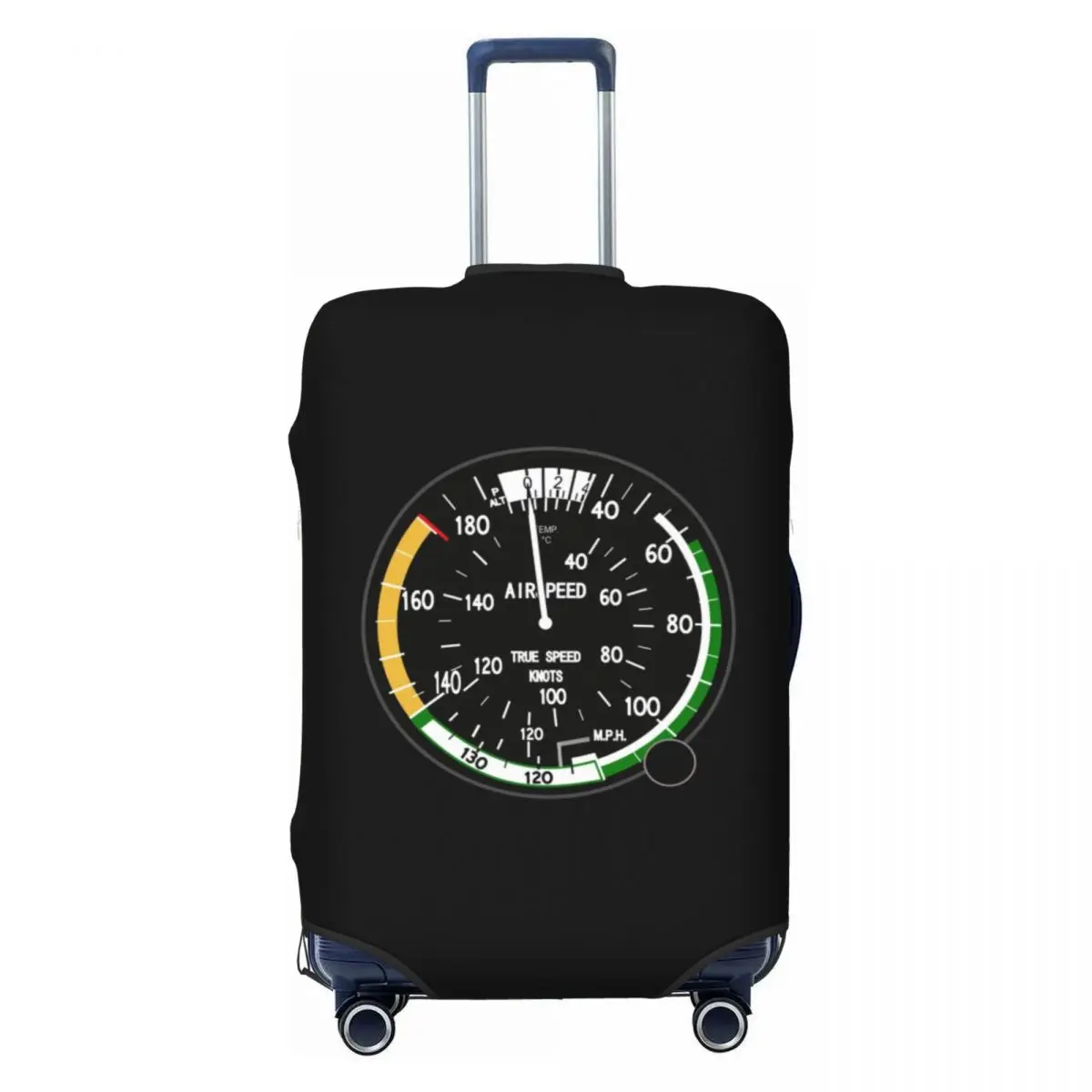 Custom Aviation Instruments Luggage Cover Funny Airplane Pilot Aviator Gift Suitcase Protector Covers Suit For 18-32 inch