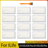 Replacement Hepa Filter for iLife V3 V3S V3S Pro V5 V5S V5S Pro Robot Vacuum Cleaner Accessory for iLife Robotic Vacuum