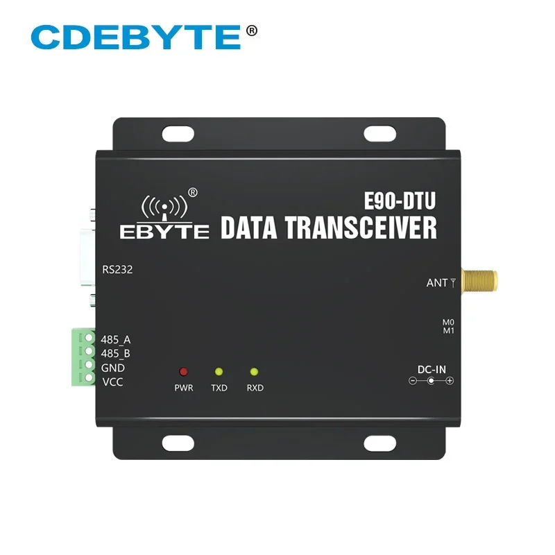 LoRa 230MHz 5W RSSI Relay Radio Modem IoT Wireless Data Transceiver CDEBYTE E90-DTU(230SL37) RS232 RS485 37dBm for PLC