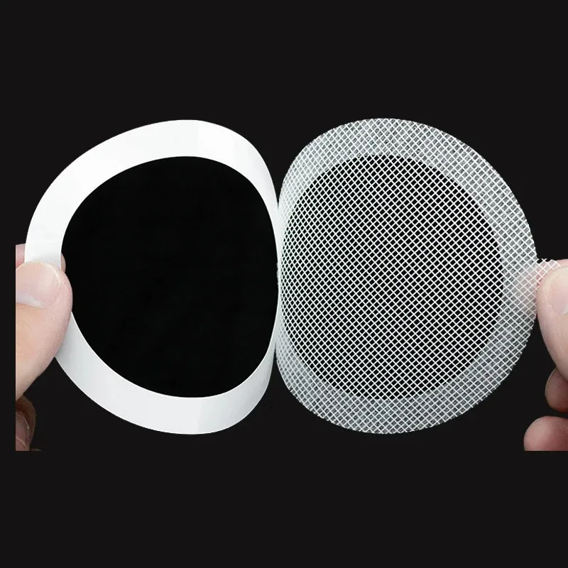 Cubierta desechable para desagüe de ducha, filtro de malla con pegatina, 10 piezas