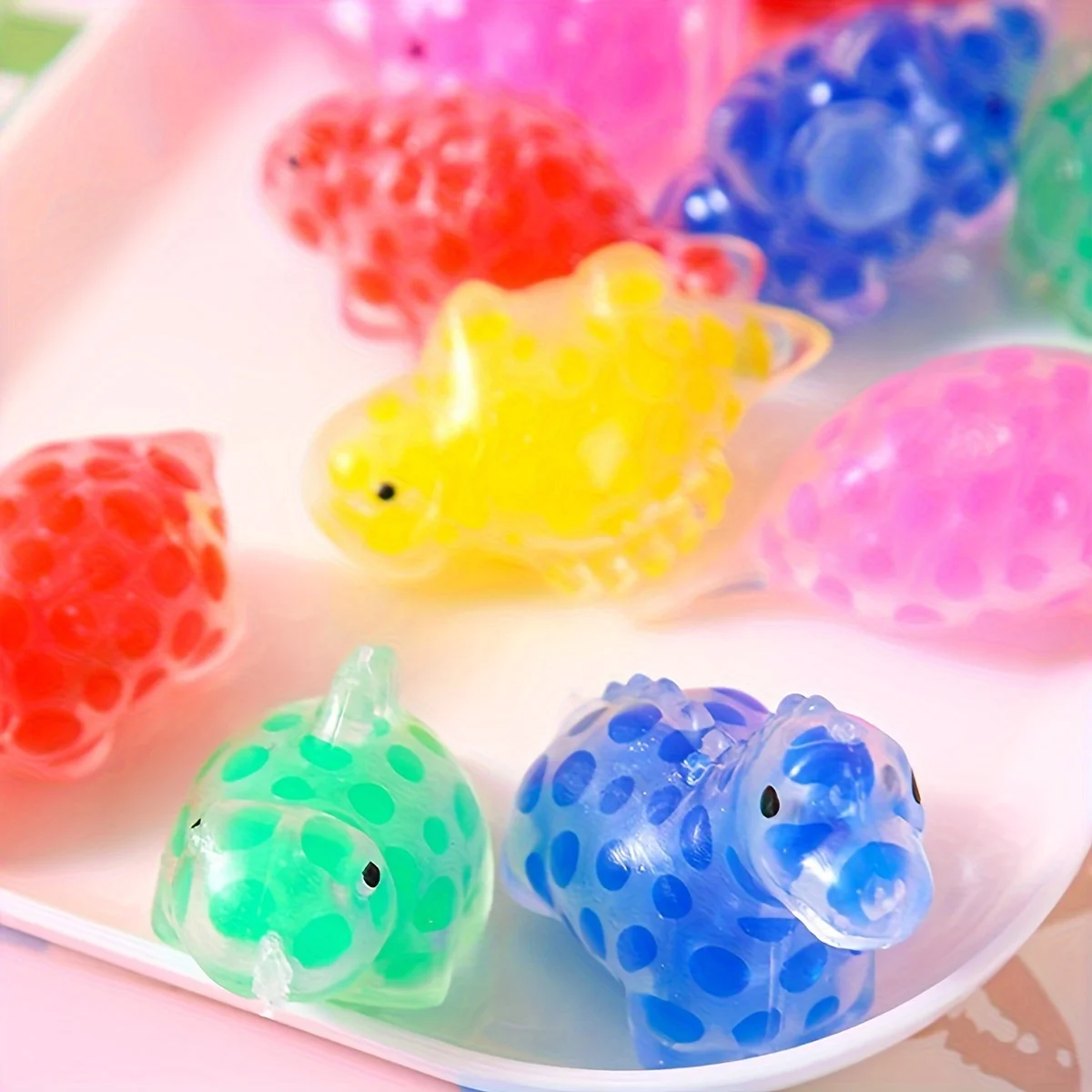 حبة الماء على شكل حيوان اسفنجي - كرة تململ لتخفيف التوتر، أداة لطيفة مضادة للقلق #3