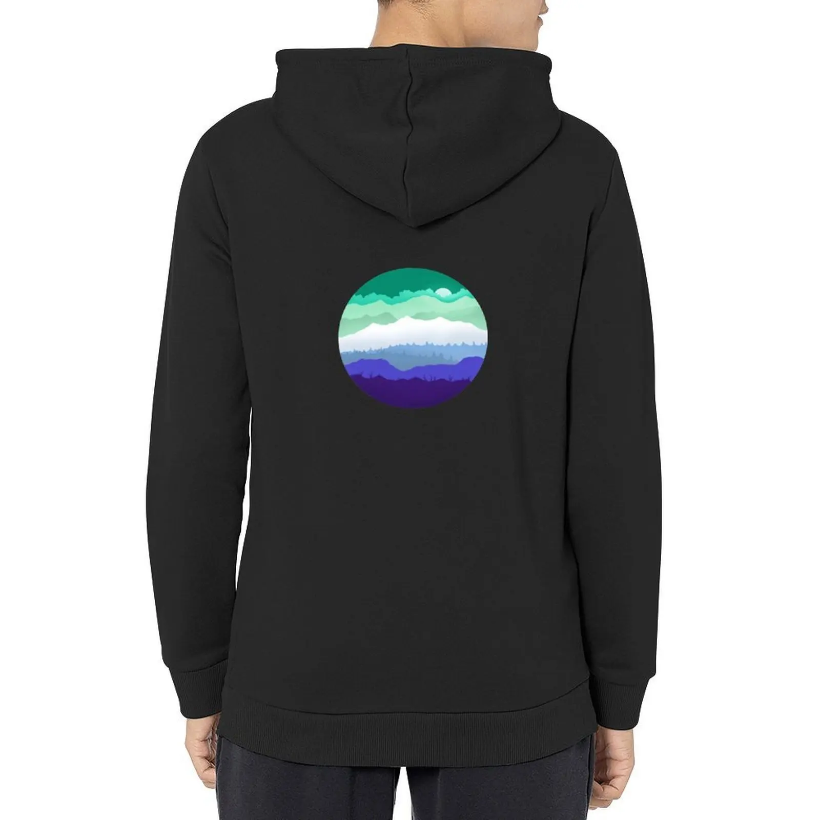 

Subtle Gay MLM Pride Mountainsape Hoodie korean autumn clothes anime clothing men's clothing fashion men graphic hoodies