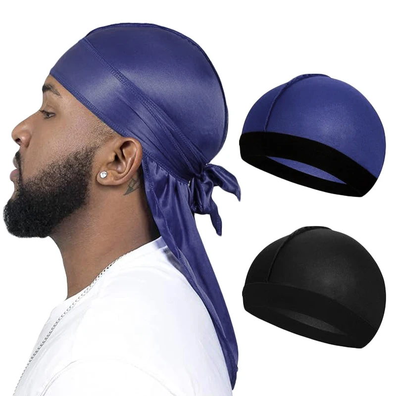 Chapeau Protection Cheveux Lot De 4 Chapeaux En Soie, Turban à Longue Queue, Chapeau Ondulé Chapeaux En Soie Satin