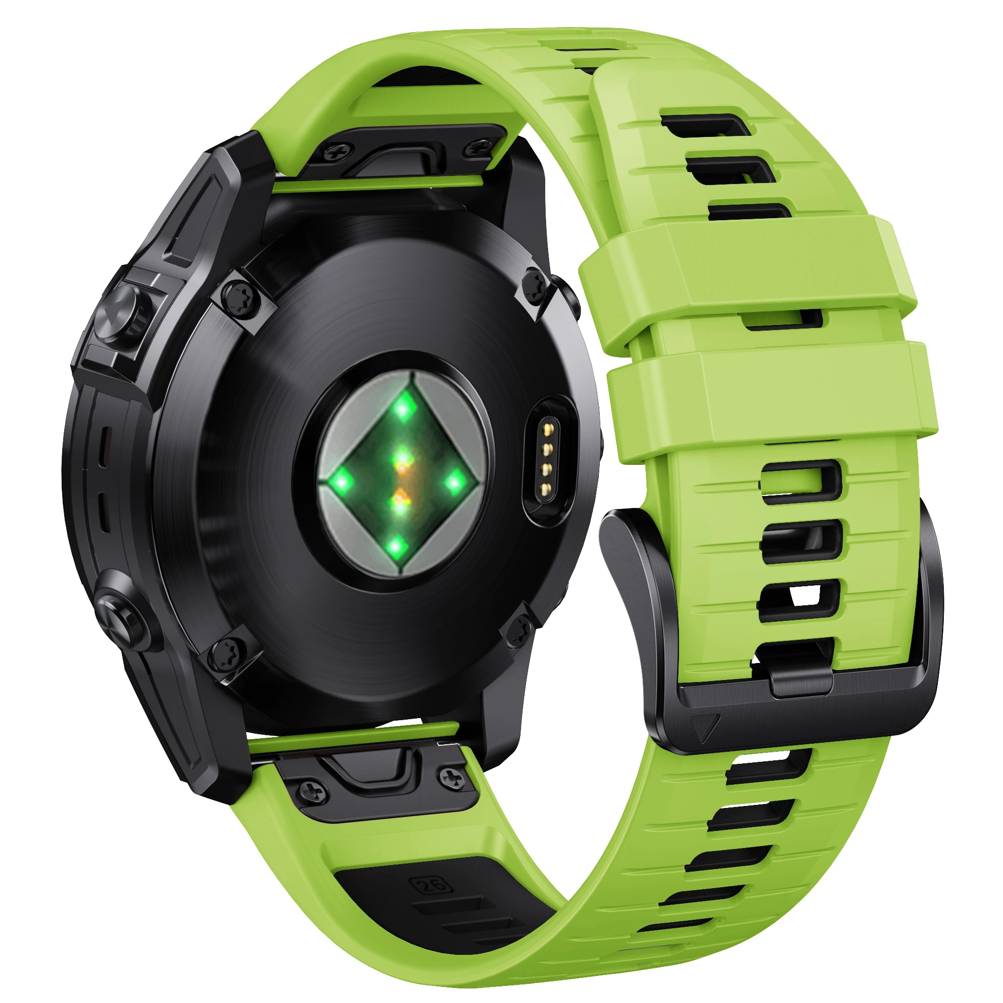 22 26mm Silikon Armband für Garmin Fenix 7/7pro/7x/6x/6 pro/5x/5 plus/Epix/Instinkt Armband austauschbares Armband – Detail 8