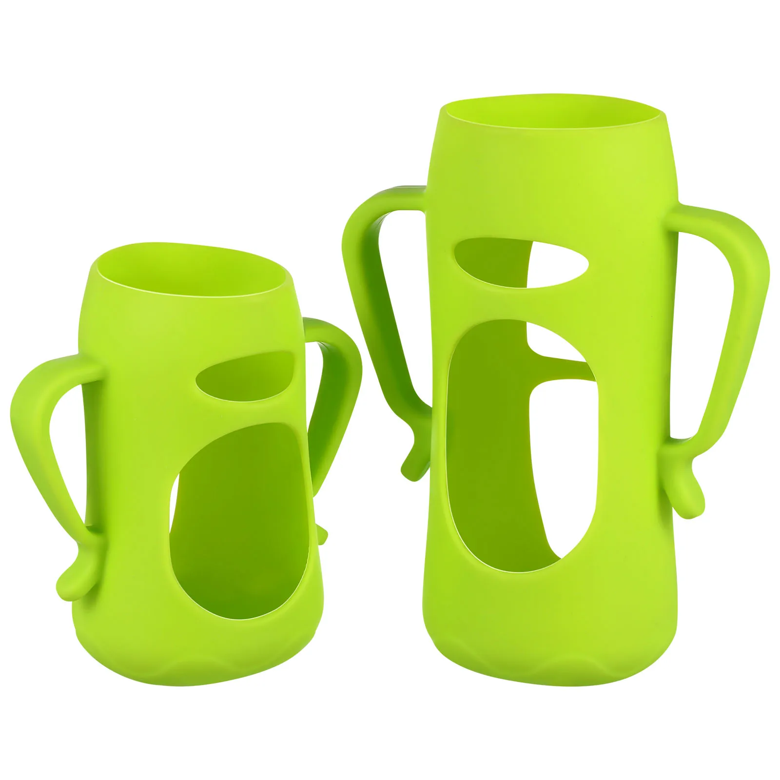 

2Pcs Silicone Bottle Anti-Skid Feeding Bottle Cover Lightweight AntiSkid Feeding Protector Insulated Cover for Bottles