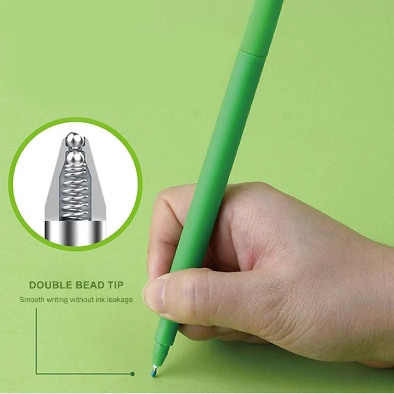 3 Pcs/Set Cartoon Insect Gel Pen 0.5mm Neutral Pen Gift Pen Gel Pen Stationery Pen School Supplies for Writing