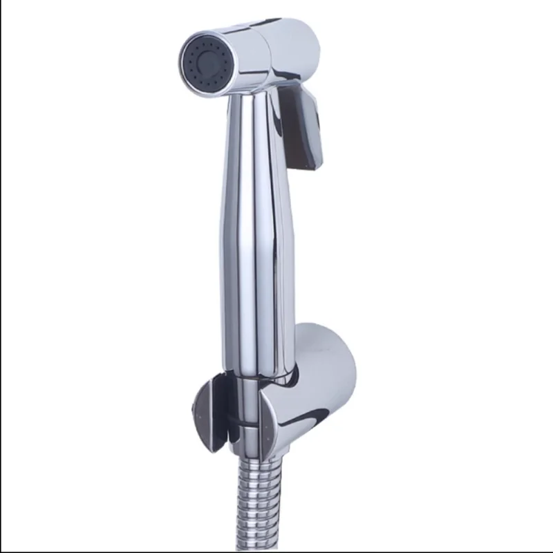 

MTTUZK Brass Single Cold Chrome Bidet Spray Toilet Bathroom Handheld Diaper Sprayer Shower Set Shattaf Bidet Sprayer Faucet