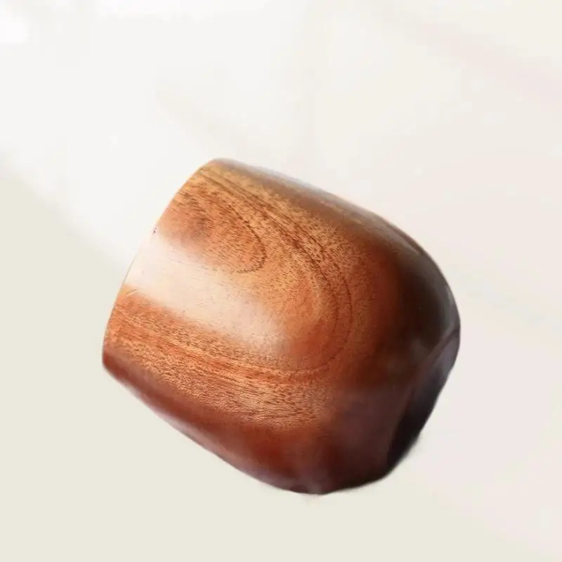 Woodens Big Belly Cup Creative Pattern Wooden Solid Wood Handcarved Anti Scald Tea Cups Simple Fragrant Original Tableware