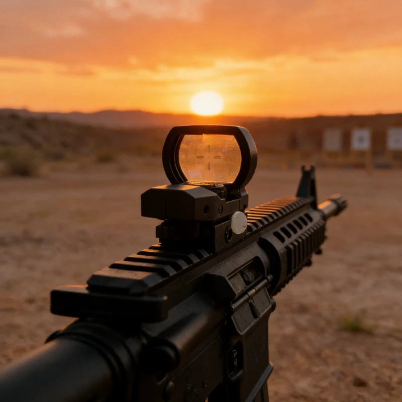 Leichtes Holografisches Kompaktes Rotpunktvisier Passend für 20mm Schienenmontage Gewehre Schießzubehör