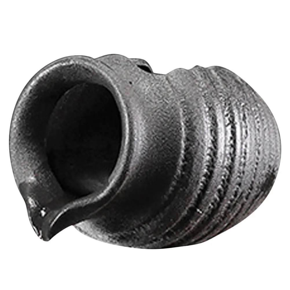 

Ceramic Fountain Decoration Waterfall Pot Adjustable Pots Clay Jars Black Decorative Small Vase