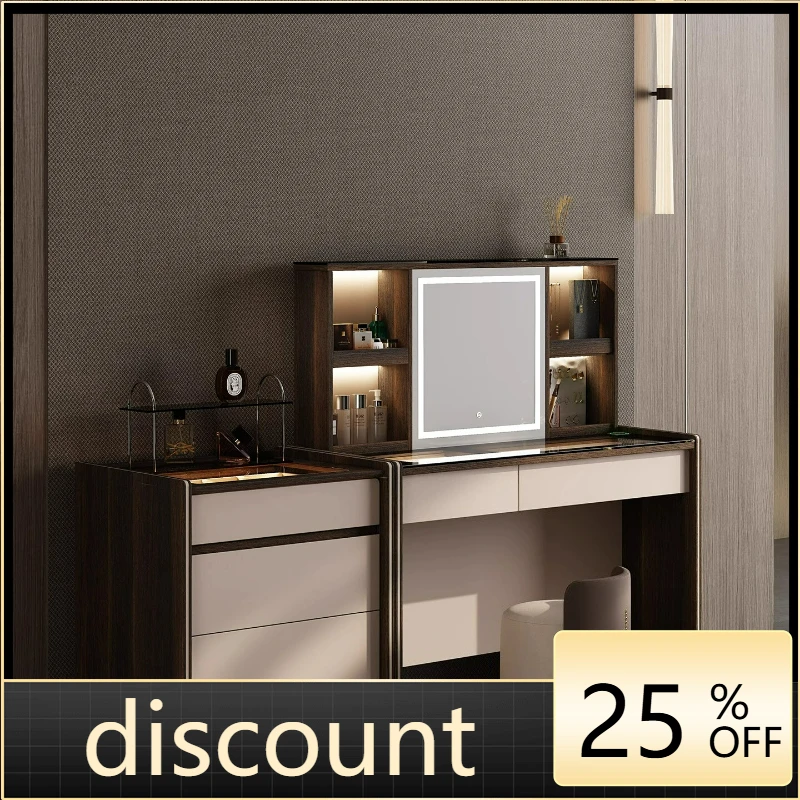 

LTT Italian lifting dresser chest of drawers integrated bedroom light luxury smart electric dressing table