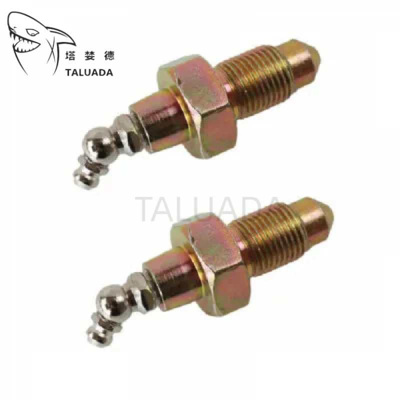 Válvula de engrase de acero 4255055R para ajustador de oruga EX200, 2 piezas, accesorio de engrase para excavadora, piezas de maquinaria de construcción