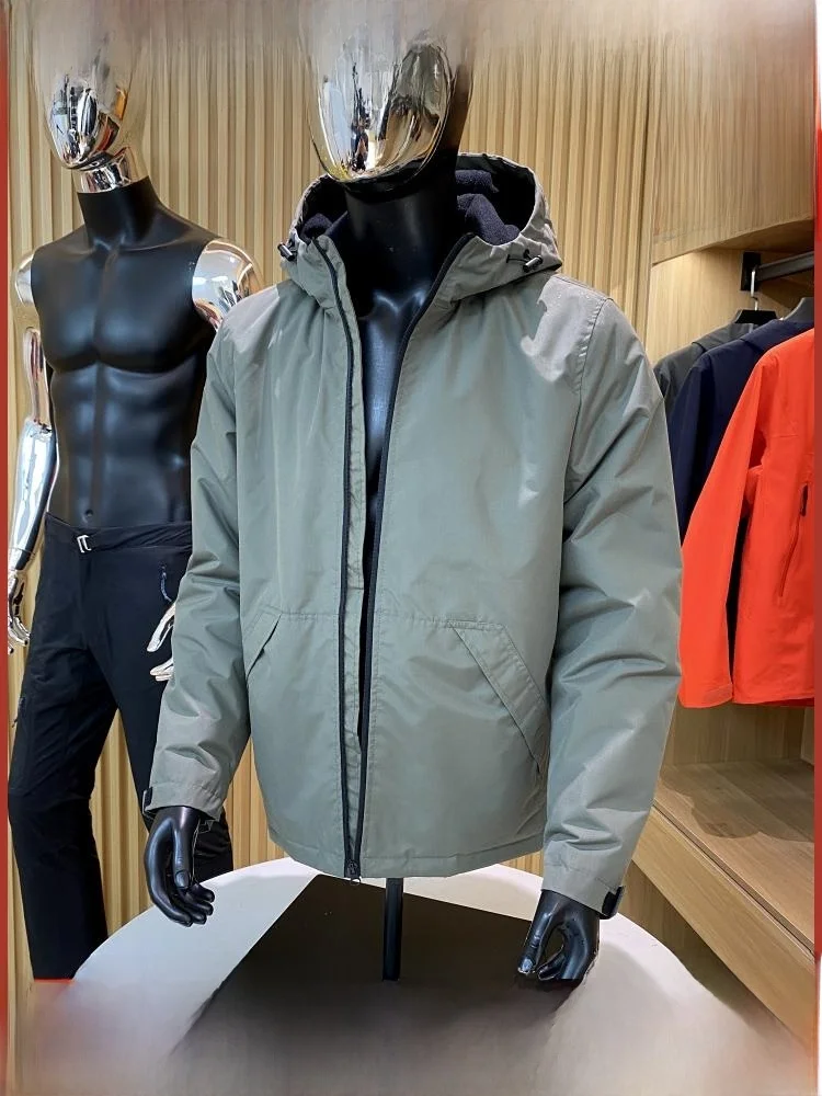 

Высококачественное селективное тяжелое одноместное уличное мягкое пальто с капюшоном из хлопка с защитой от слез, осенне-зимнее мужское пальто...