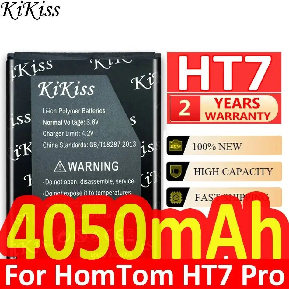 

Аккумулятор мобильного телефона емкостью 4050 мАч для Homtom HT7 Pro, прочный, надежный, питание