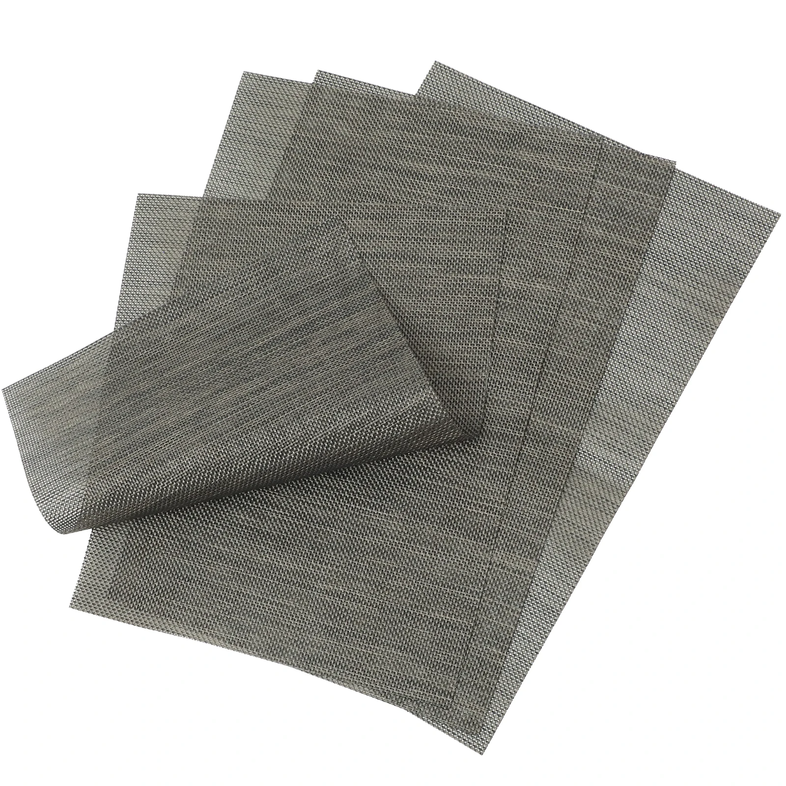 

4Pcs Safe PVC Placemats Dining Table Mats Simple Style Home Decoration Long Term Use Placemat for Home