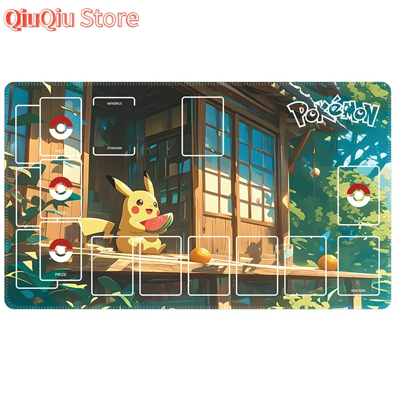 Charizard Fire Blast TCG Spielmatte, Gaming-Mauspad, wasserdichte, rutschfeste Schreibtischunterlage – Detail 6