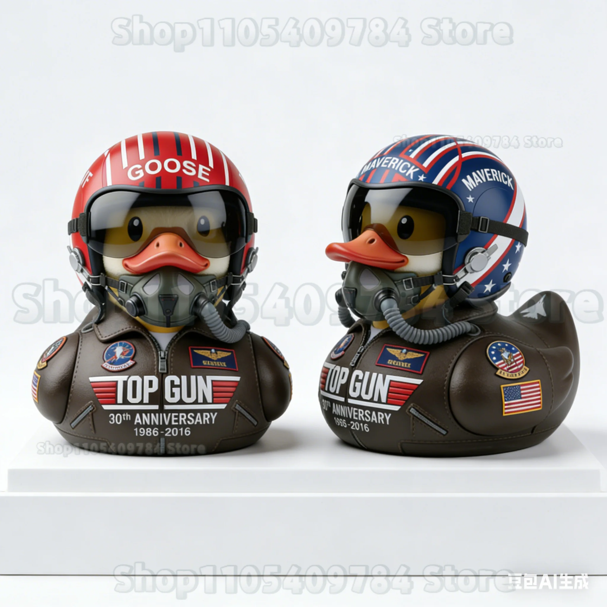 2026 Top Gun Film Inspiriertes Maverick Pilot Duck Cosplay 40. Jubiläums-Sammlerfigur Fan Exklusives Geschenk Dekoration