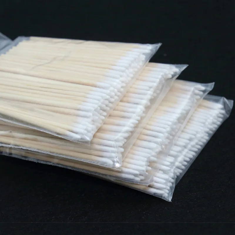 

100pcs Wooden Cotton Swab Cosmetics Permanent Makeup tattoo supplies