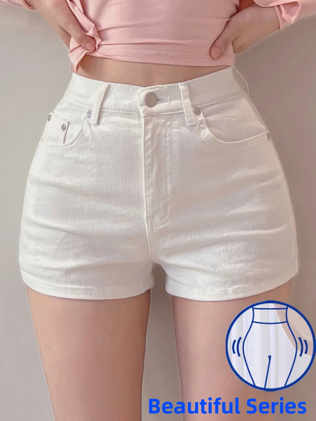 

Тонкие джинсы с высокой талией, женские повседневные эластичные утягивающие бедра, летние тонкие хлопковые эластичные джинсовые орты