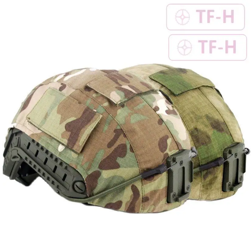 Hunting Tactical Helmet Cloth Skin Cover for TOR Tactical Helmet MC EMR Digital Camo MOX Green Ruins Camouflage