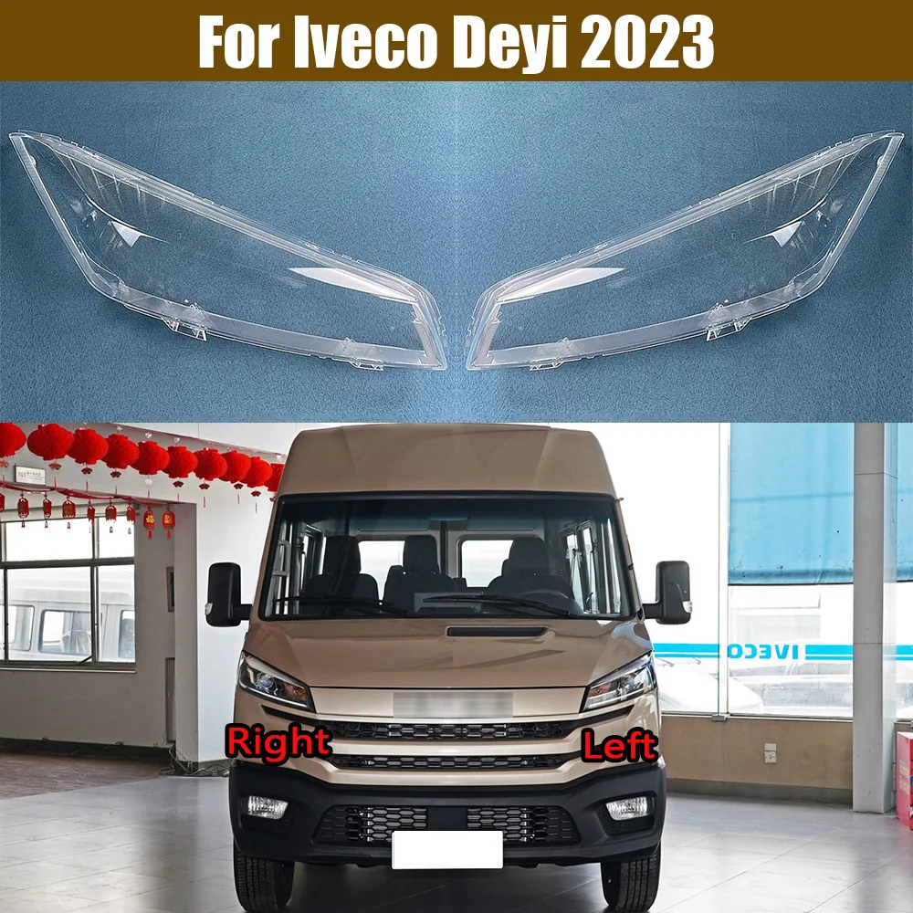 

For Iveco Deyi 2023 Front Headlamp Lamp Cover Headlight Shell Transparent Lens Replace The Original Lampshade Plexiglass