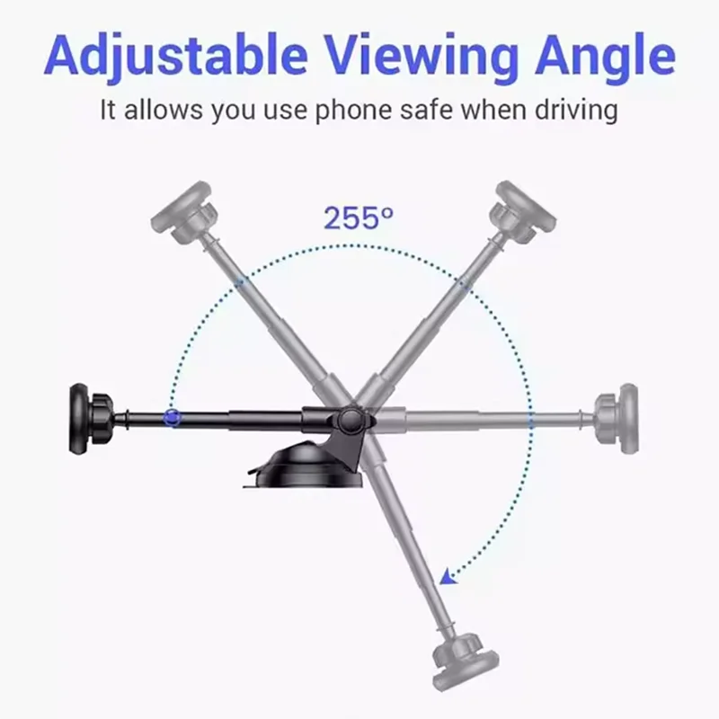 Magnetic Car Mobile Phone Holder Smartphone Auto Stand Dashboard Windshield Mount GPS For iPhone Pro Max X Xiaomi Huawei Samsung