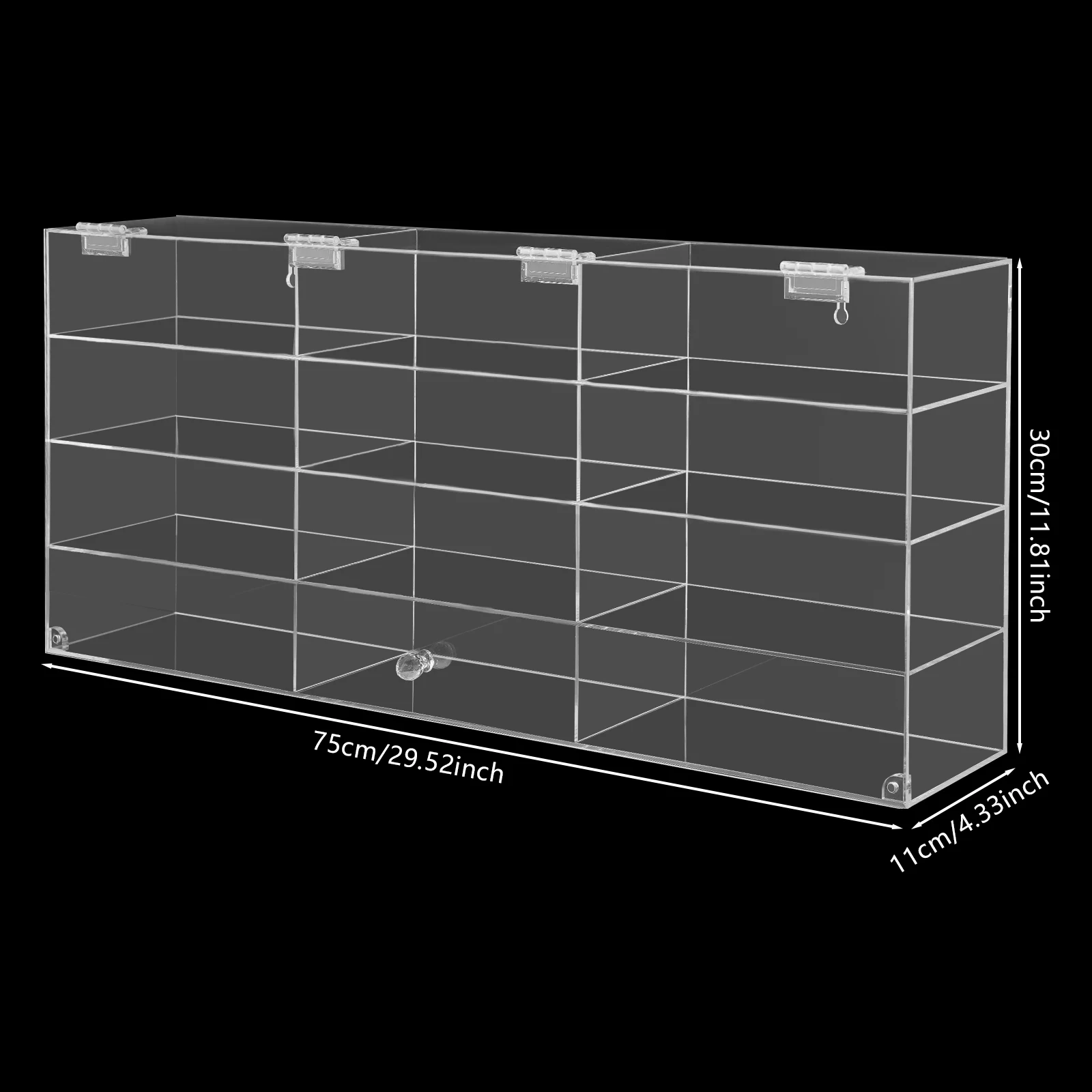 4 Tiers Wall Mounte… - image