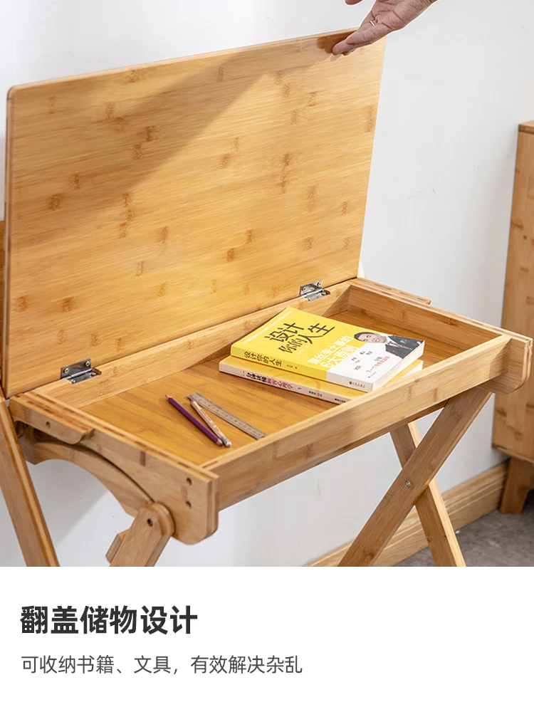 Simple and modern economy desk for elementary school students, foldable desk for home use, writing desk