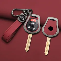 Zinc Alloy Car Key Case Cover For Nissan March Tiida Altima Armada Cube Juke Maxima Pathfinder Rogue Sentra Versa 2 3 4 Buttons