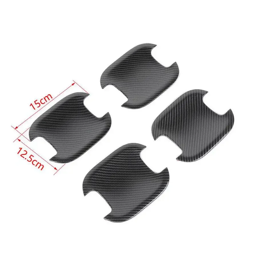 1 مجموعة لفورد F150 F-150 2021-2023 سيارة الخارجي مقبض الباب إكسسوارات خارجية لأبواب السيارات الكسوة ABS واقية ملصق اكسسوارات #5