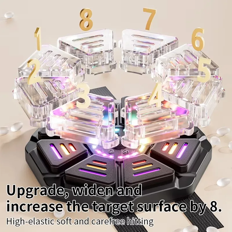 Music Boxing Training Punching Equipment Wall Mounted Kick Punching Wall Target Boxing Machine Electronic Music Boxing Machine