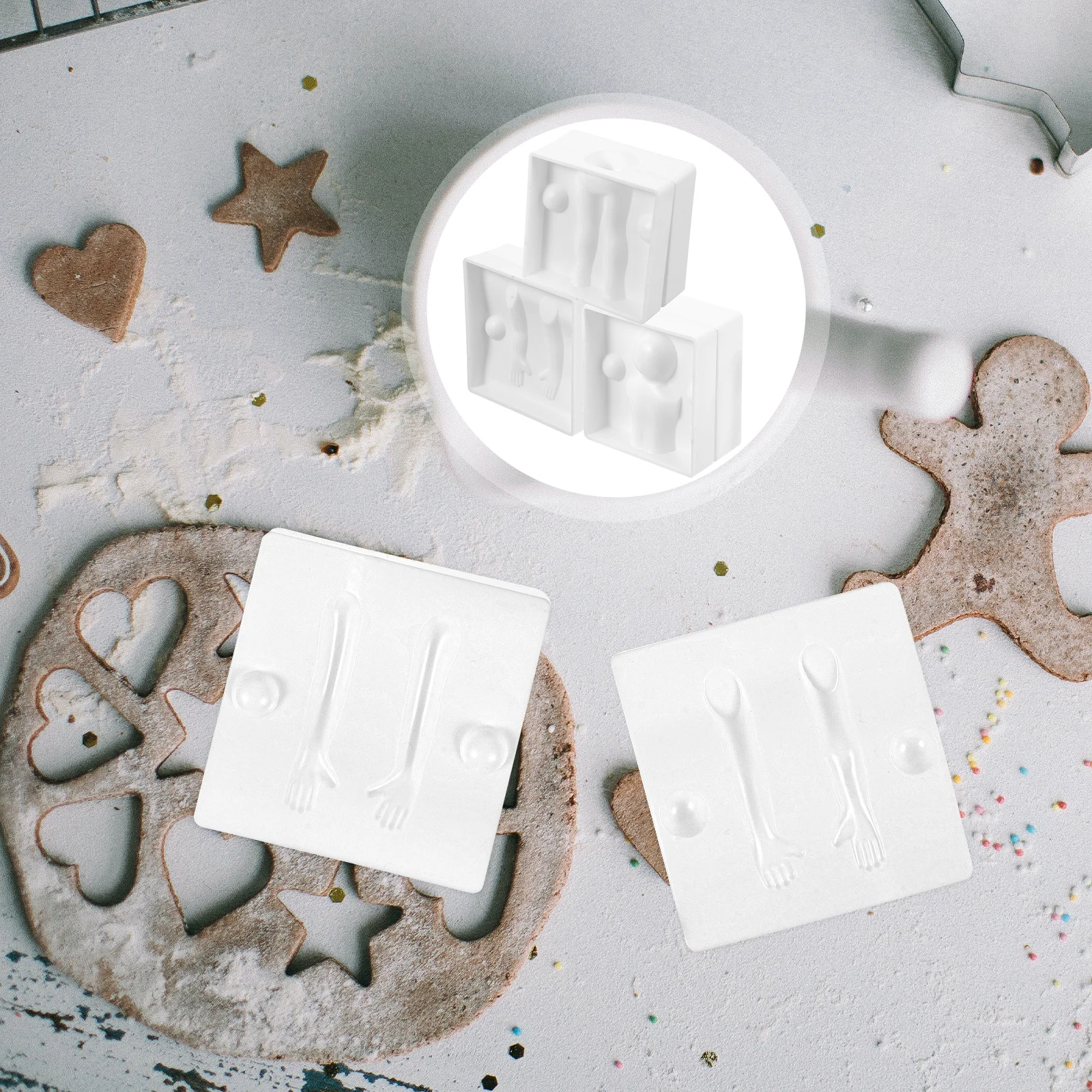 

1Set Human Body Shaped Cake Molds Plastic Fondant Molds Baking Chocolate Candy DIY Cake Decor Tool Plastic Tools