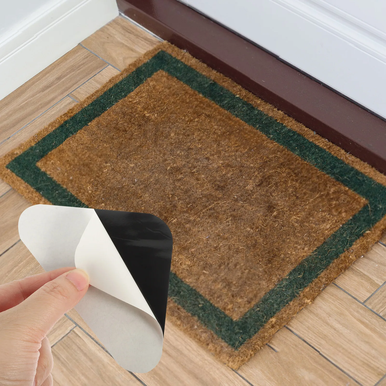 

8Pcs Rug Non-Slip Stickers Carpet Gripper Anti Curling Floor Corner Stopper for Rugs Mats Carpet Gripper Rug Non-Slip Stickers