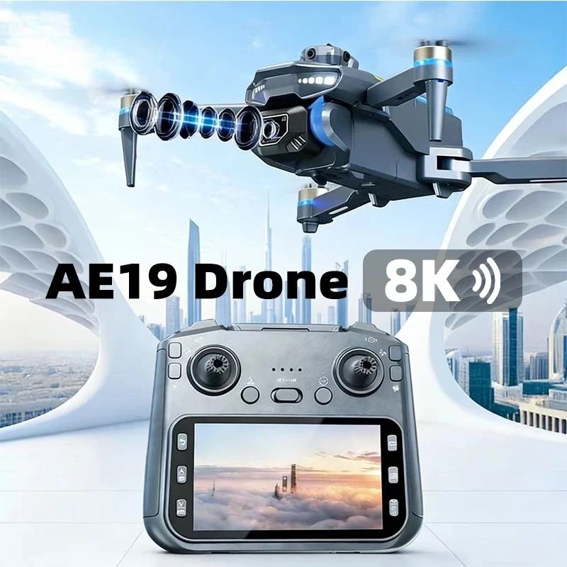 

Original AE19 Drone Screen Control GPS Drone Automatic Return 8K Dual Camera Optical Flow 8K HD Aerial Photography Quadcopter