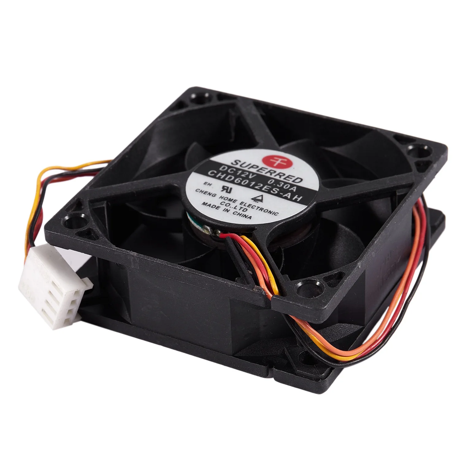 A49T DC 12V 0.3A 60mm 4 Pin Connecter PC Computer Case Fan CHD6012ES-AH