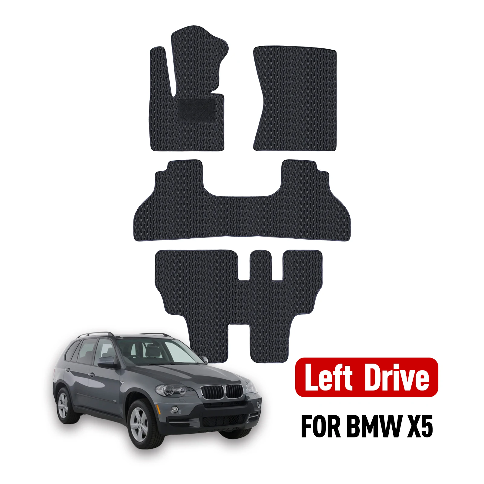 

Custom car floor mat for BMW X5 2008-2013 Carpet Cover Waterproof Non-slip Protector Accessories parts
