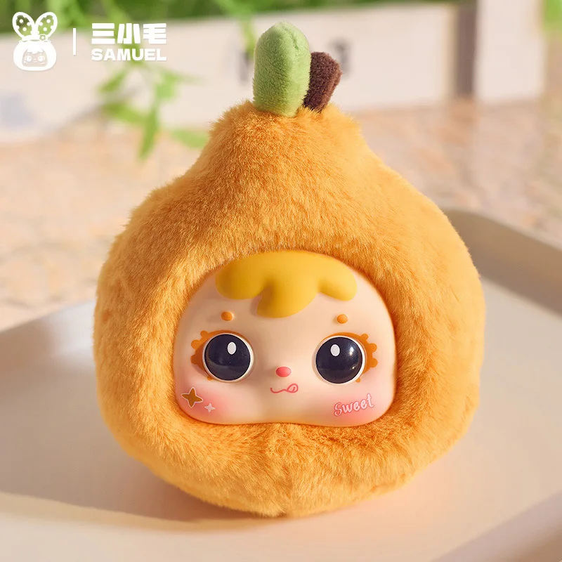 Samuel Enough Tempting Plush Blind Box Series Random Expression Fruit Doll Pendant Decoration Ornament Mystery Box Surprise Gift