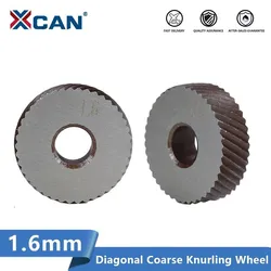 XCAN Anti Slip Knurling Wheel 26mm Diameter 1.6MM Reticulate Knurling Wheel For Metal CNC Machine Tool Accessories 2pcs