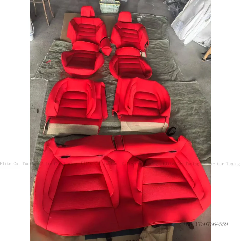 High Quality Waterproof Universal Custom Car Seat Covers Four Seasons Leather Seat Cover Car Full Set 9 Pcs for Cars