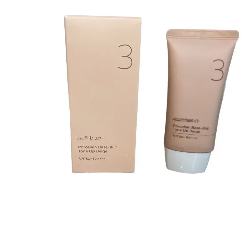 كريم عزل البشرة من السيراميك رقم 3 من Numbuzin، 50 مل، مكياج عاري طبيعي، تفتيح 50+ للعناية بالبشرة #1