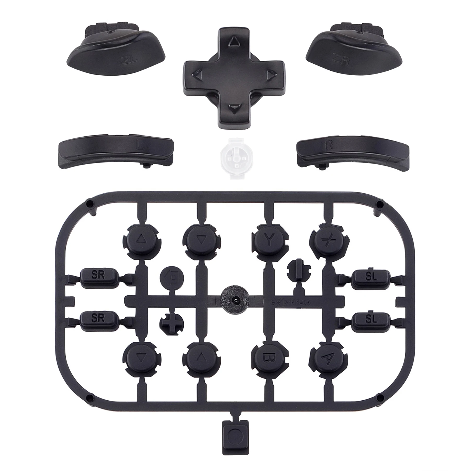 أزرار Dpad ABXY مخصصة للغاية SR SL L R ZR ZL مجموعة كاملة من الأزرار مع أدوات لنينتندو سويتش JoyCon & OLED موديل