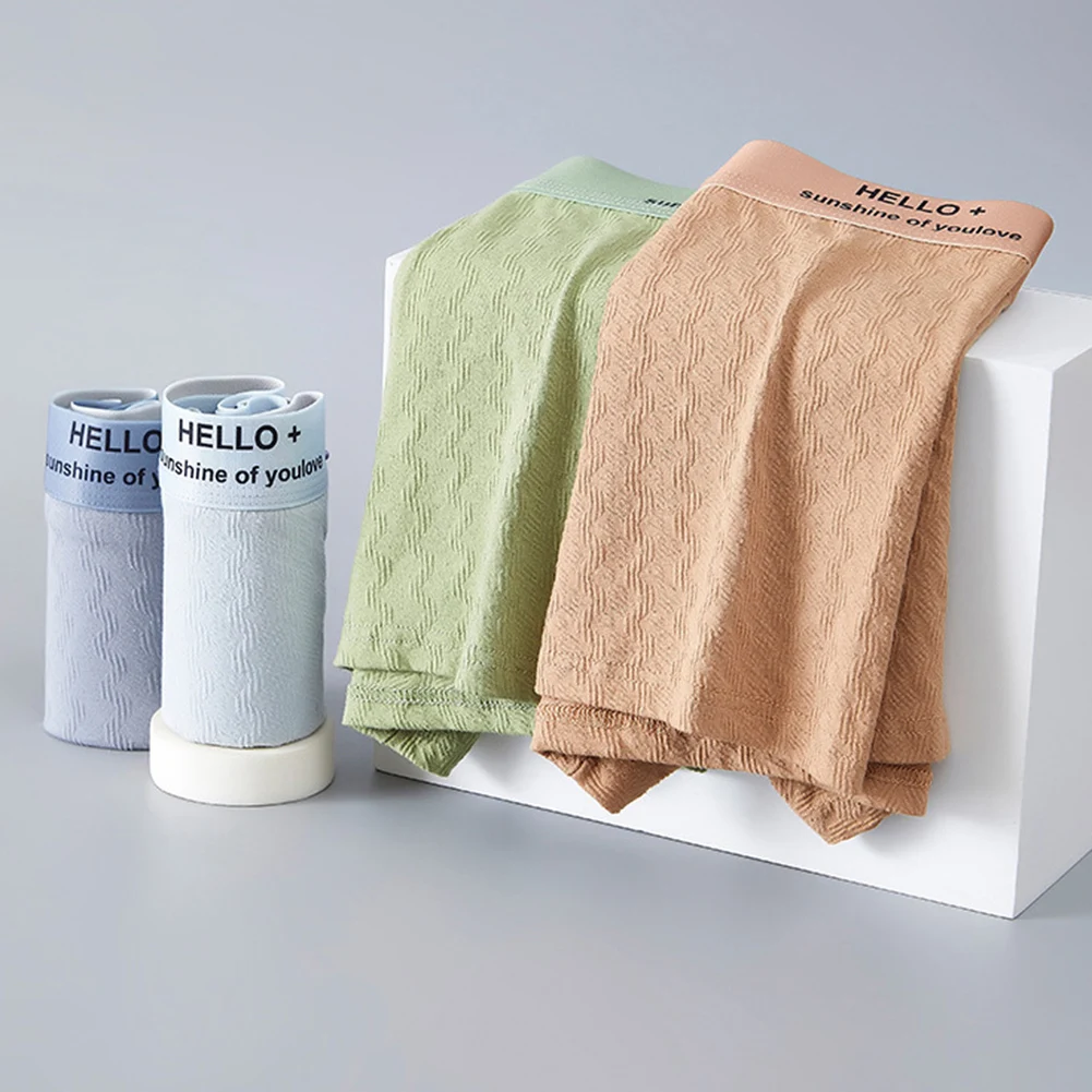 

For Casual Use Breathable Panties Jacquard Trunks Casual Occasion Soft Men Underwear Panties Brand New Item Classic Style