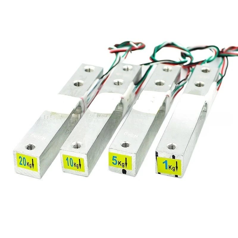 

1 кг/5 кг/10 кг тензодатчик малого диапазона + модуль HX711AD, высокая точность для электронных весов/микроконтроллеров