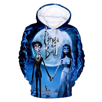 Corpse Bride 3D Print Hoodies Men Women Casual Streetwear Oversized Sweatshirts Hoodie Harajuku Pullovers Tracksuit Man Clothing