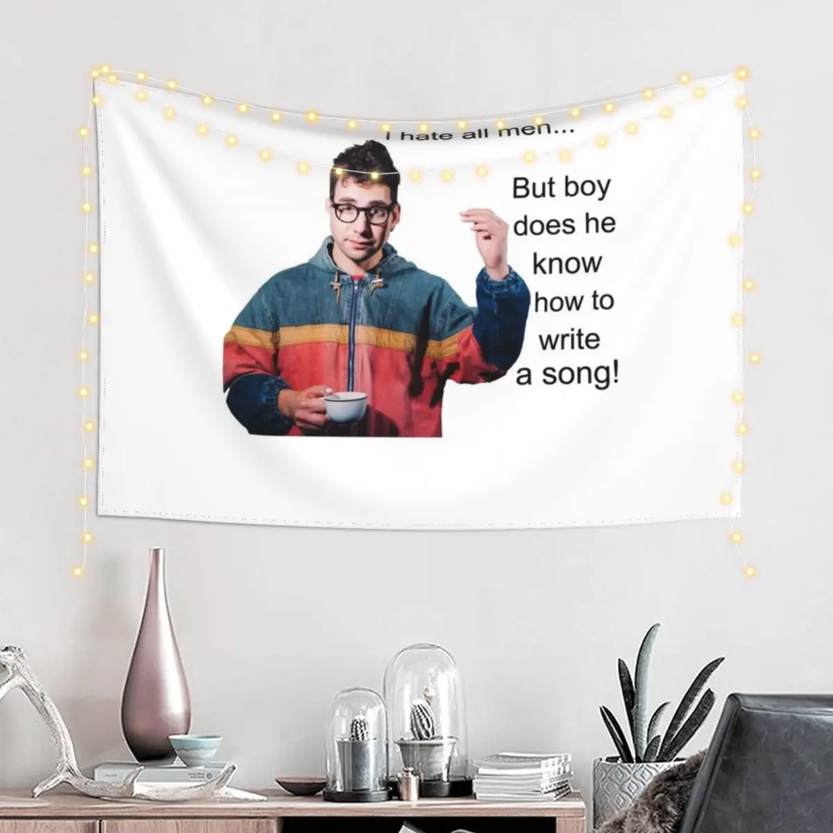 Bleachers Indie Pop Officially Known Musician Record Produce Jack Cool Gift Tapestry Decor Home Decoration Home Tapestry